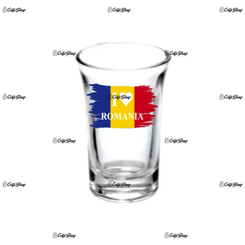 I love romania, set 6 pahare shout, model 31bs